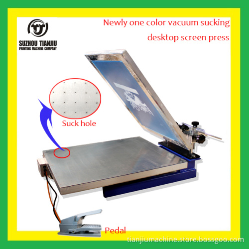 1 color screen printing machinery